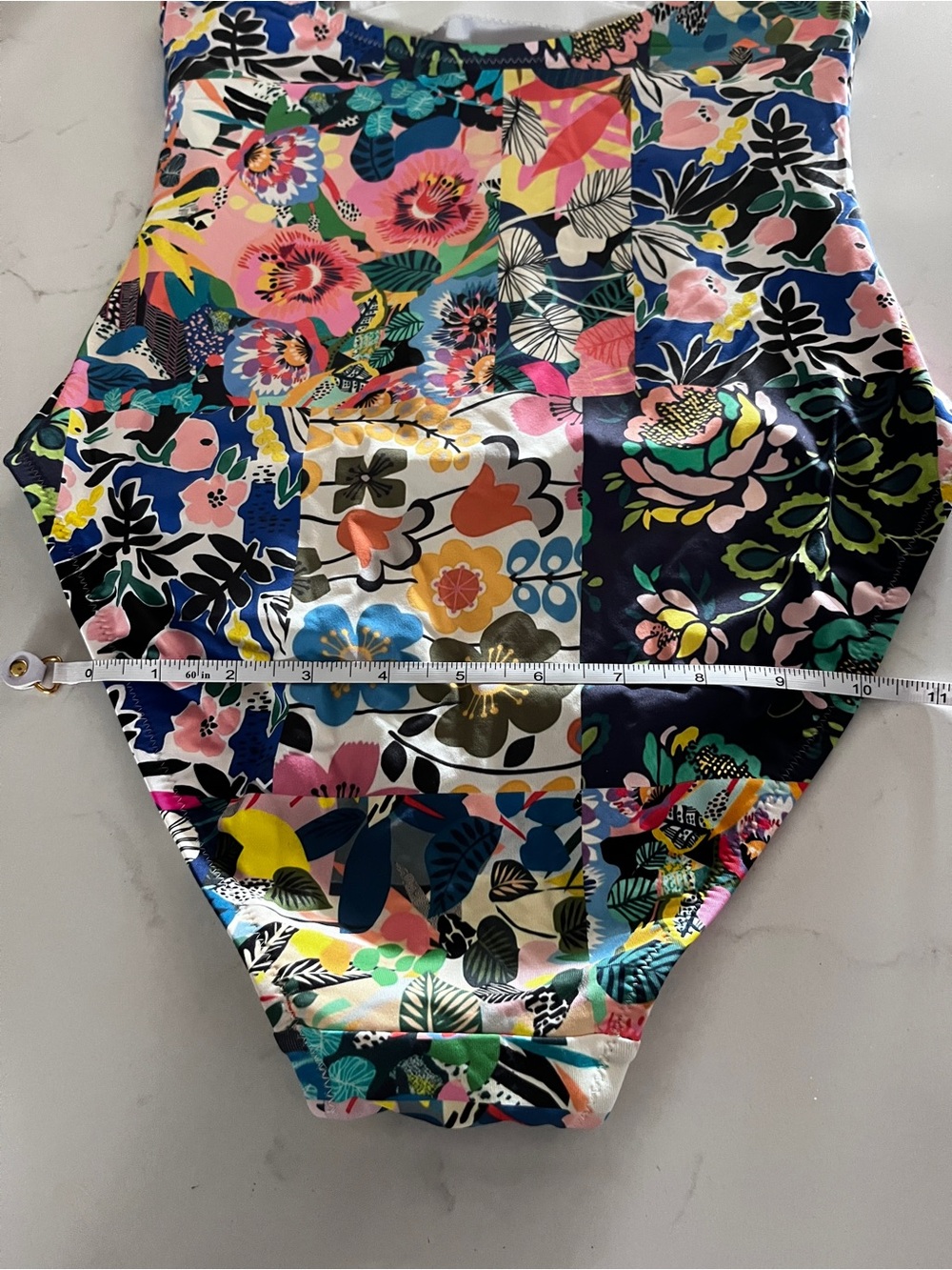 Johnny Was Layla Spaghetti Strap One Piece Floral Swimsuit Sm - Picture 13 of 16